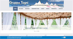 Desktop Screenshot of noleggiostrutture.it